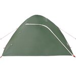 vidaXL Tente familiale à dôme 6 personnes vert imperméable