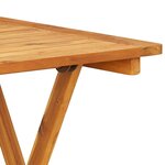 vidaXL Ensemble de bistro 3 Pièces beige polypropylène et bois massif