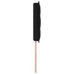 vidaXL Tête de lit LED Design Stylé Noir 100 cm Tissu