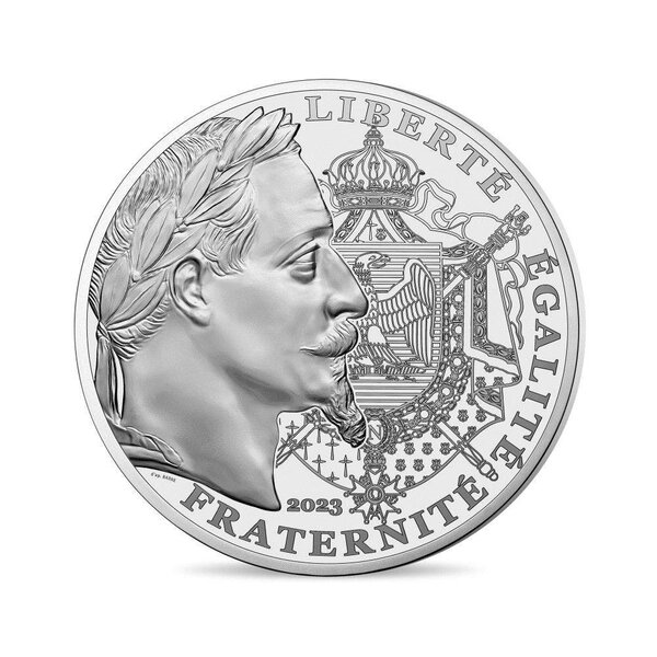 Ors de France - le Napoléon III - monnaie de 100€ argent - qualité courante millésime 2023