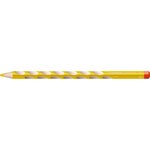 Crayon de couleur ergonomique easycolors droitier jaune x 12 stabilo