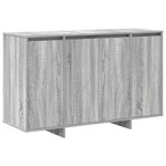 vidaXL Buffet gris sonoma en bois d'ingénierie 120 x 41 x 75 cm
