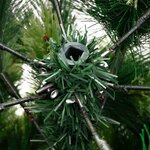 vidaXL Sapin de Noël artificiel à charnières avec support 150 cm