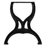 vidaXL Pied de banc 2 Pièces Cadre en X Fonte