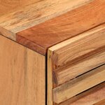 vidaXL Table de chevet 40x34x46 cm bois d'acacia massif