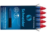 Cartouche roller One Change rouge Boîte 5 pièces SCHNEIDER