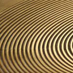 vidaXL Ensemble de tables 2 Pièces MDF recouvert de laiton