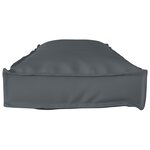vidaXL Coussins de palette pour banc 2 Pièces Anthracite 120x40x8 cm en tissu Oxford