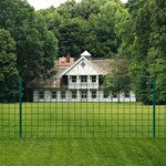 vidaXL Clôture Euro Acier 20x1 m Vert