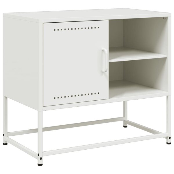 vidaXL Meuble TV vert olive 100 5x39x60 5 cm acier