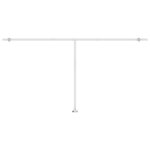 vidaXL Auvent automatique sur pied 600x300 cm Crème