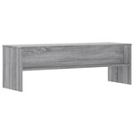 vidaXL Meuble TV sonoma gris 120x40x40 cm bois d'ingénierie