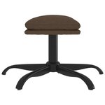 vidaXL Repose-pied Marron 60x60x36 cm Tissu