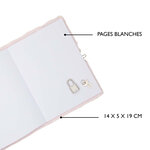 Journal Intime Peluche Rose - Draeger paris