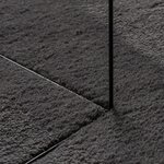 vidaXL Tapis "HUARTE" à poils courts doux et lavable anthracite 100x200 cm