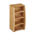 Organiseur de bureau distributeur 26 cm bambou 13_0001754