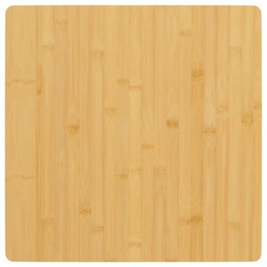 vidaXL Dessus de table 40x40x2 5 cm bambou