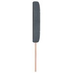 Tête de lit vidaXL Boutons en cristal capitonnés Gris foncé 160 cm Velours