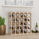 vidaXL Casier à vin 58 5x33x60 5 cm Bois de pin massif