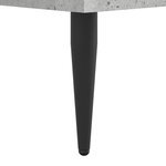 vidaXL Cadre de lit sans matelas gris béton 140x200 cm