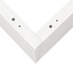 vidaXL Jardinière blanc 70x70x68 5 cm bois de pin massif