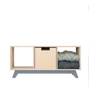 Meuble de rangement NABOSKY gris 1x3