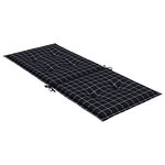 vidaXL Coussins de chaise à dossier haut lot de 4 noir à carreaux