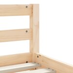vidaXL Cadre de lit enfant avec tiroirs 90x200 cm bois de pin massif