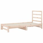vidaXL Lit coulissant sans matelas 2x(90x190) cm