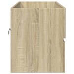 vidaXL Armoire de lavabo de salle de bain chêne sonoma 100x38 5x45 cm