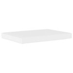 vidaXL Lit avec matelas gris clair 140x190 cm velours