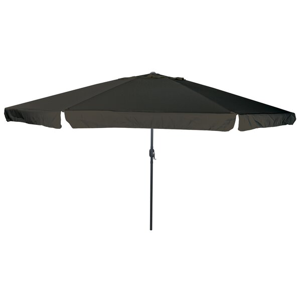 Parasol de jardin vidaXL ø395x245 cm Noir