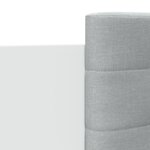 vidaXL Cadre de lit avec LED sans matelas blanc 160x200 cm