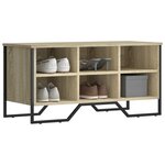 vidaXL Armoire à chaussures chêne sonoma 90x38x45 5 cm