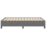 vidaXL Cadre de lit Gris clair 140x190 cm en Tissu Velours Côtelé