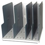 Trieur Vertical Modulotop 5 Intercalaires - Gris Lumière - Exacompta