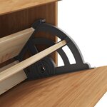 vidaXL Meuble à chaussures "ASKIM" 85x35x108 cm en bois massif de pin