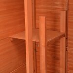 vidaXL Abri de jardin 71 x 60 x 213 cm Bois