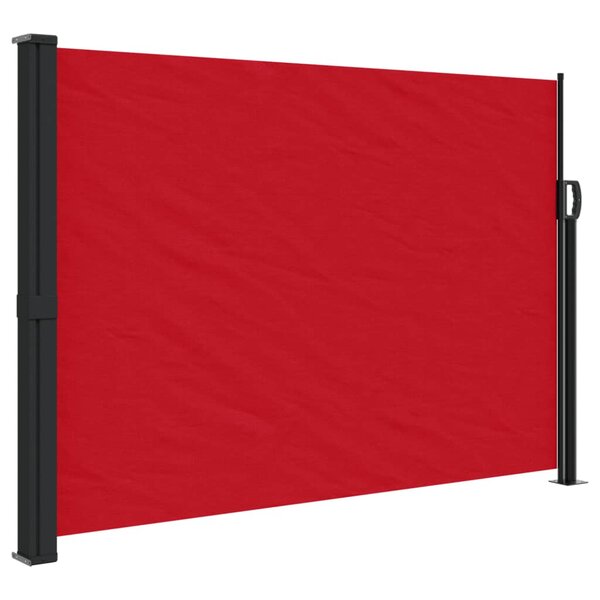 vidaXL Auvent latéral rétractable rouge 140x300 cm