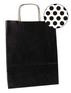 Paq 50 Sacs 32X16X39 Kraft Noir