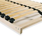 vidaXL Sommiers à lattes sans matelas 2 Pièces avec 28 lattes 70x200 cm
