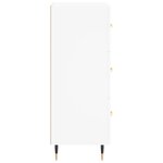 vidaXL Buffet blanc 34 5x34x90 cm bois d'ingénierie