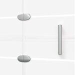 vidaXL Cabine de douche pliable ESG 120x140 cm Blanc