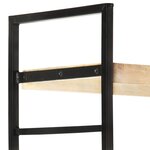 vidaXL Bibliothèque à 4 niveaux 124x30x180 cm Bois de manguier massif