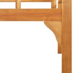 vidaXL Banc de jardin 125 cm Bois d'acacia solide