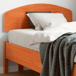 vidaXL Tête de lit cire marron 75 cm bois massif de pin