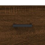 vidaXL Buffet chêne marron 69 5x34x90 cm bois d'ingénierie