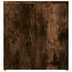 vidaXL Table d'appoint Chêne fumé 59x36x38 cm Bois d'ingénierie