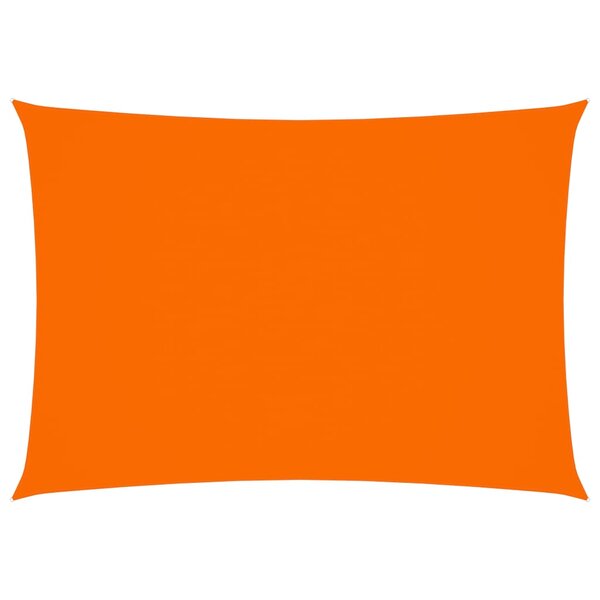 vidaXL Voile de parasol Tissu Oxford rectangulaire 2 5x4 m Orange
