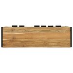 vidaXL Buffet 100x30x75 cm Bois Massif d'Acacia